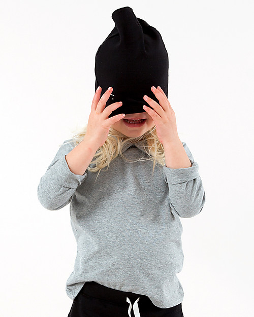 Gray Label Maglia con Colletto Grigia - 100% Cotone Bio Morbidissimo! Maglie Manica Lunga