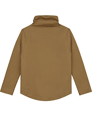 Gray Label Maglia Dolcevita a Maniche Lunghe - Nocciola - 100% Cotone Bio Maglie Manica Lunga