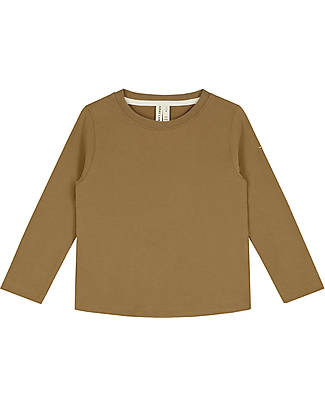 Gray Label Maglia Maniche Lunghe - Peanut - 100% Cotone Bio GOTS Maglie Manica Lunga