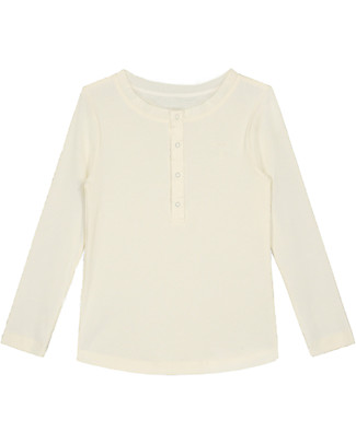 Gray Label Maglia Maniche Lunghe Pigiama - Crema - Cotone Bio GOTS Maglie Manica Lunga