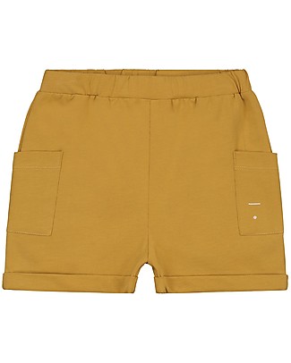 Gray Label Pantaloncini con Taschini - Mustard - 100% cotone bio Pantaloni Corti
