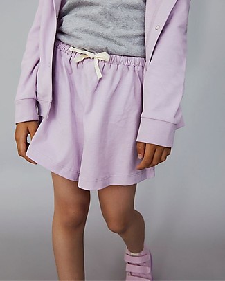 Gray Label Pantaloncini Oversize - Purple Haze - 100% Jersey di Cotone Bio GOTS Pantaloni Corti