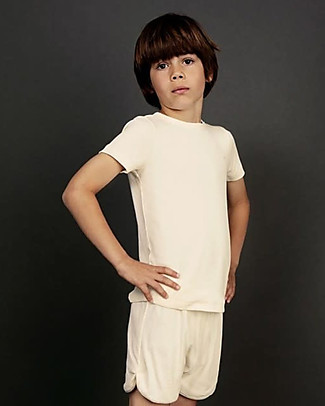 Gray Label Pantaloncini Pigiama Bimbo - Crema - Cotone bio Pigiami