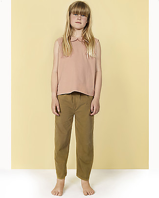 Gray Label Pantaloni a Gamba Larga - Nocciola - 100% jersey di cotone bio Pantaloni Lunghi