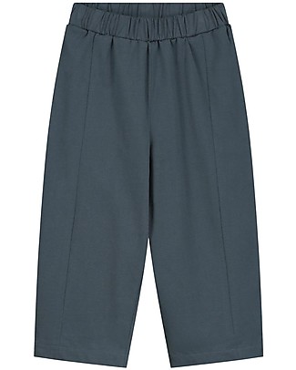Gray Label Pantaloni a Palloncino - Blue Grey - 100% Jersey di Cotone Bio GOTS Pantaloni Lunghi