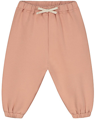 Gray Label Pantaloni Baby da Tuta - Rosa Vintage - Cotone Organico GOTS Pantaloni Lunghi