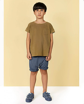 Gray Label Pantaloni Corti Shorts - Blu Grigio - 100% jersey di cotone bio Pantaloni Corti