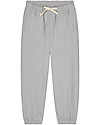 Gray Label Pantaloni da Tuta - Grigio Melange - 100% Felpa di Cotone Organico GOTS Pantaloni Lunghi