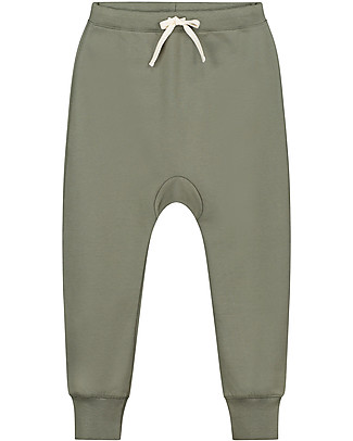 Gray Label Pantaloni Felpati Moss - 100% Cotone Bio Morbidissimo Pantaloni Lunghi