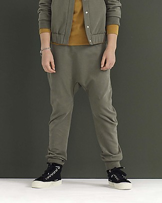 Gray Label Pantaloni Felpati Moss - 100% Cotone Bio Morbidissimo Pantaloni Lunghi