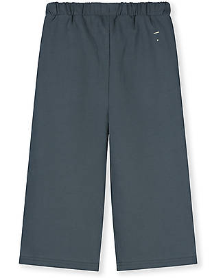 Gray Label Pantaloni Lunghi - Blu Grigio - 100% Pile di Cotone Bio GOTS Pantaloni Lunghi