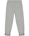 Gray Label Pantaloni Lunghi con Risvolti alle Caviglie, Grigio Melange (12-24 mesi) - 100% cotone bio Pantaloni Lunghi