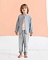 Gray Label Pantaloni Lunghi con Risvolti alle Caviglie, Grigio Melange (12-24 mesi) - 100% cotone bio Pantaloni Lunghi