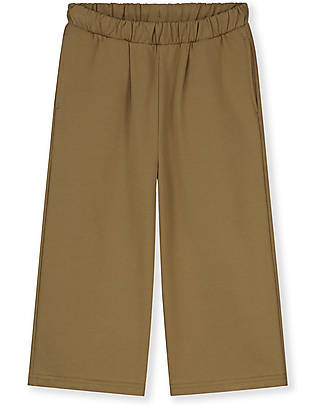Gray Label Pantaloni Lunghi - Nocciola - 100% Pile di Cotone Bio GOTS Pantaloni Lunghi