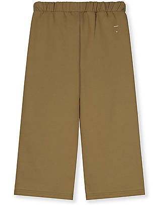 Gray Label Pantaloni Lunghi - Nocciola - 100% Pile di Cotone Bio GOTS Pantaloni Lunghi