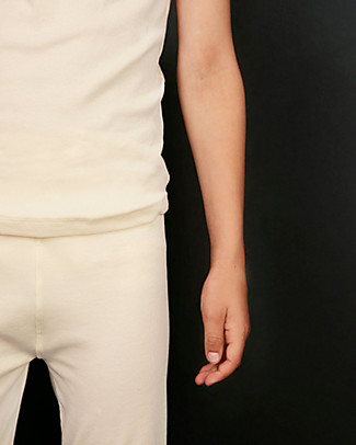 Gray Label Pantaloni Lunghi Pigiama - Crema - Cotone Bio GOTS Pantaloni Lunghi