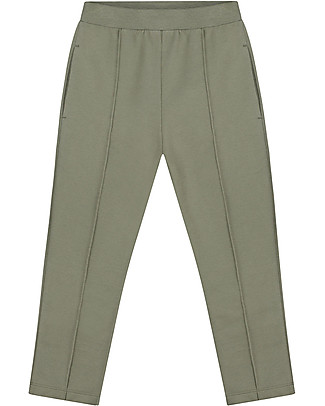 Gray Label Pantaloni Lunghi Slim-Fit, Salvia - 100% cotone bio Pantaloni Lunghi