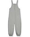 Gray Label Salopette senza Maniche - Grigio Melange - 100% Felpa di Cotone Bio GOTS Salopette