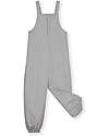 Gray Label Salopette senza Maniche - Grigio Melange - 100% Felpa di Cotone Bio GOTS Salopette