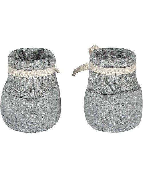 Gray Label Scarpine Baby Grigio - Cotone Bio Morbidissimo Pantofole