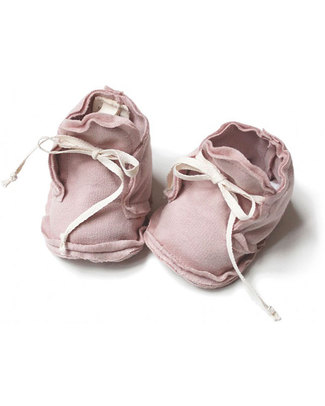 Gray Label Scarpine Baby Rosa - 100% Cotone Bio Morbidissimo Pantofole