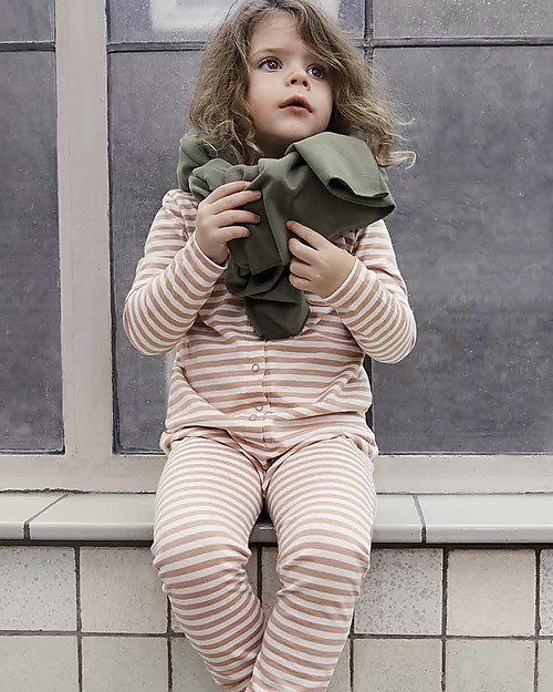 Gray Label Sciarpa Bimbi, Cotone Bio Morbidissimo, Salvia - Taglia unica Sciarpe