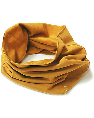 Gray Label Sciarpa Infinity, Cotone Bio Morbidissimo, Senape - Taglia unica Sciarpe e Mantelle