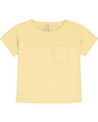 Gray Label T-shirt dal Taglio Dritto - Giallo Chiaro - 100% Cotone Bio T-Shirt e Canotte