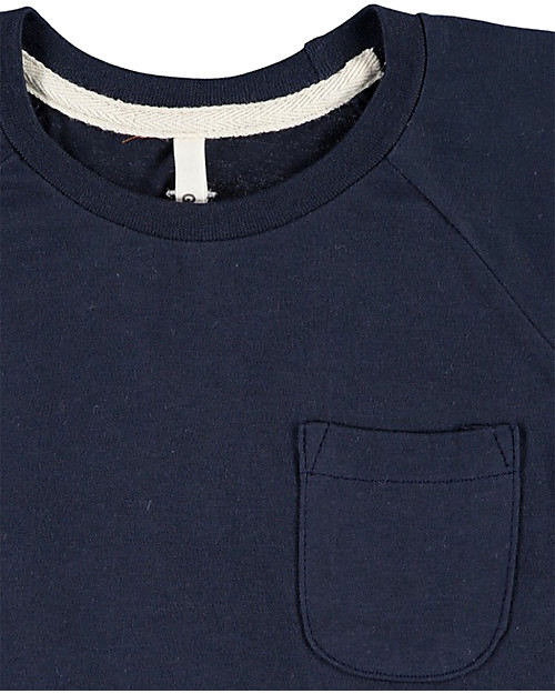 Gray Label T-Shirt Girocollo Classica - Blu Scuro - 100% jersey di cotone bio T-shirt