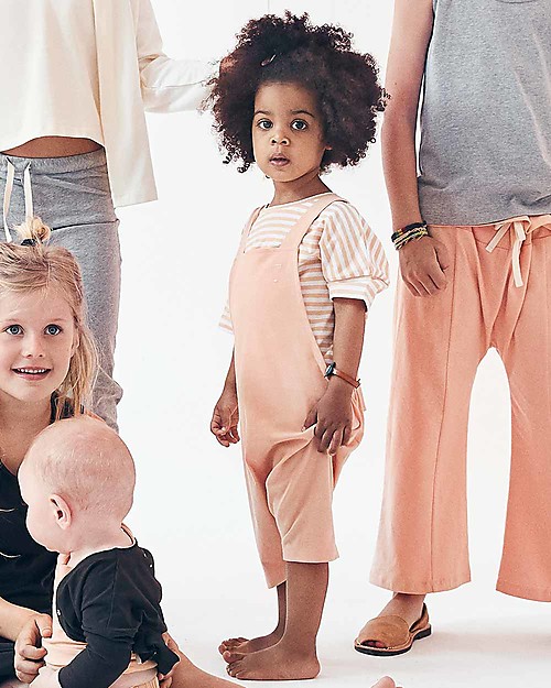 Gray Label T-shirt Oversize, Righe Pop/Bianco - 100% cotone bio T-shirt