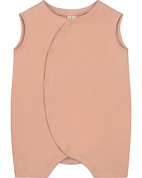 Gray Label Tutina Estiva con Bottoncini - Rustic Clay - 100% Cotone Bio Tutine Corte