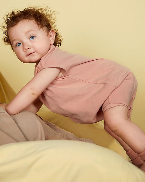 Gray Label Tutina Estiva con Bottoncini - Rustic Clay - 100% Cotone Bio Tutine Corte