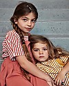 Gray Label Tutina Maniche Corte con Taschino (fino a 2 anni) - Righe Mustard/Off White - 100% cotone bio Tutine Corte