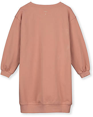 Gray Label Vestito a Maniche Lunghe - Rosa Antico - 100% Felpa di Cotone Bio GOTS Vestiti_