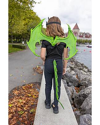 Great Pretenders Ali di Drago - Verde - 3+ anni Travestimenti