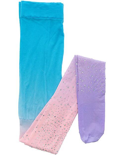 Great Pretenders Collant con Strass Sfumati Rosa e Azzurro - 3-8 anni Travestimenti