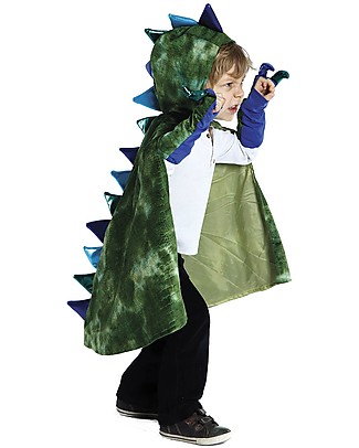 Great Pretenders Costume da Drago - Verde - Include mantello e artigli! null