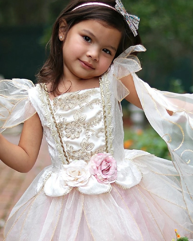 Great Pretenders Costume da Fata Golden Rose bambina