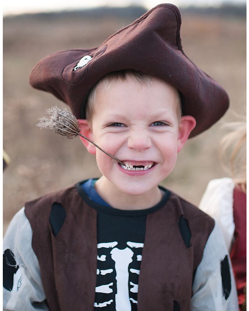 Costume da Pirata a righe per bambina e bebé