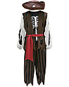 Great Pretenders Costume da Pirata - Pantaloni, camicia e cappello inclusi! Travestimenti