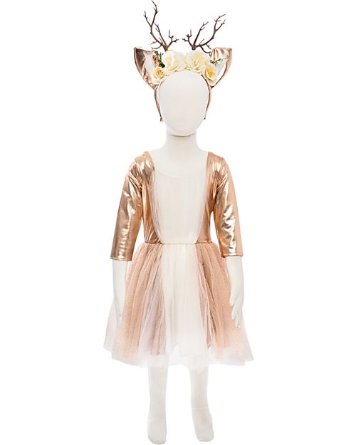 Great Pretenders Costume da Principessa del Bosco Woodland - Cervo -  Cerchietto Incluso! Travestimenti