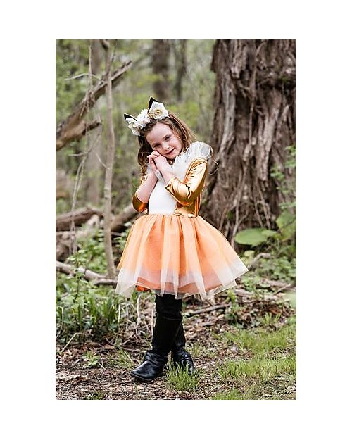 Great Pretenders Costume da Principessa del Bosco Woodland - Volpe -  Cerchietto Incluso! Travestimenti