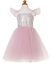 Great Pretenders Costume da Principessa - Rosa/Argento con Lustrini Travestimenti