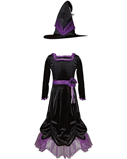 Great Pretenders Costume Vera la Strega in Velluto - Comprende abito e cappello! Travestimenti