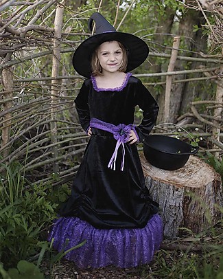 Great Pretenders Costume Vera la Strega in Velluto - Comprende abito e cappello! Travestimenti