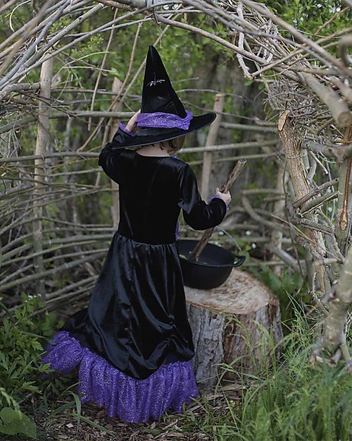 Great Pretenders Costume Vera la Strega in Velluto - Comprende abito e cappello! Travestimenti