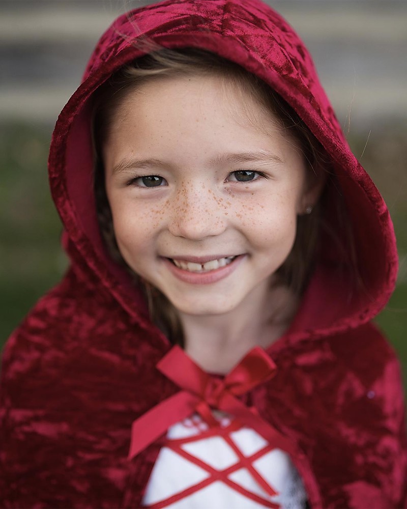 Great Pretenders Mantello per Costume da Cappuccetto Rosso bambina