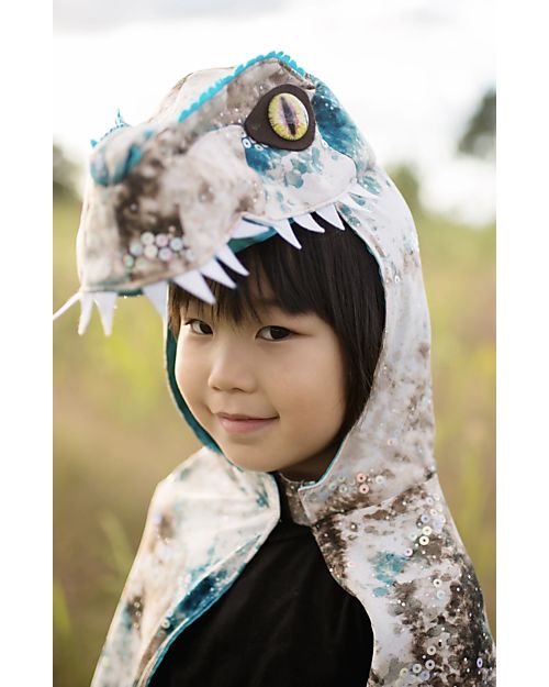 Great Pretenders Mantello Rapace - Verde Acqua/Marrone - 5/6 Anni Travestimenti