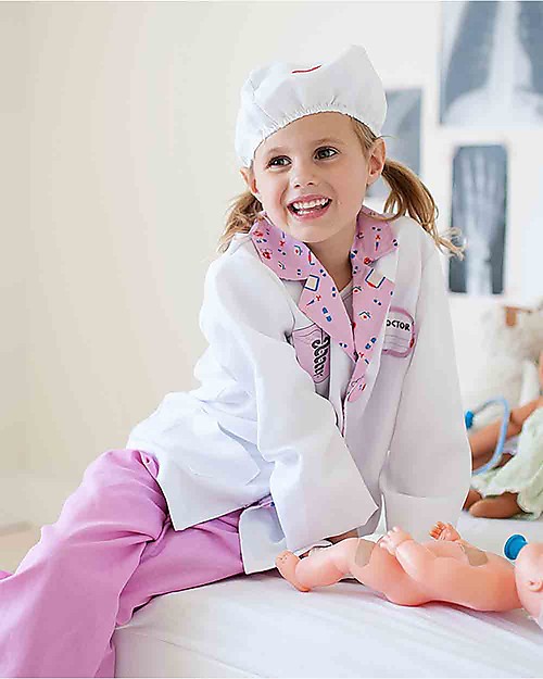 Great Pretenders Set Costume da Dottoressa, Rosa - Set da 8 Pezzi Travestimenti