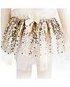 Great Pretenders Set Costume di Paillettes Oro - Gonna/Ali/Bacchetta - 4/6 Anni Travestimenti